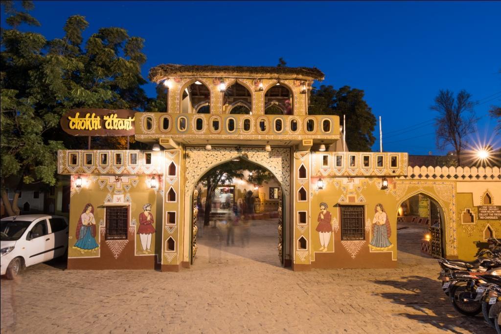 Chokhi Dhani Resort Jaipur Bagian luar foto