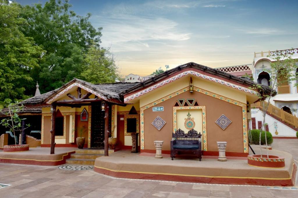 Chokhi Dhani Resort Jaipur Bagian luar foto